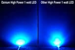 High Power 1 Watt LED Oznium High Power 1-watt Blue LED v. Another Brand High Power 1-watt Blue LED