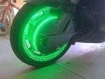 Pre-wired Waterproof Ribbon LED Strips Goldwing with 2 3ft waterproof flexible strip lighs, in daylight.