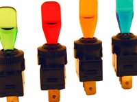 Illuminated Wedge Toggle Switch