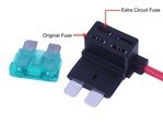 Original circuit extra fuse holder expand
