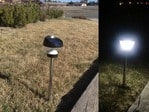 LED Solar powered outdoor path light