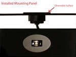 Nav light mounts flush to surface of boat