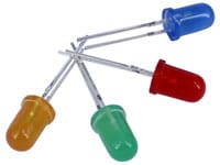 Super Bright LEDs with Diffused Color Lens