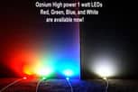 High Power 1 Watt LED Oznium High Power 1-watt Red/Green/Blue/White LED